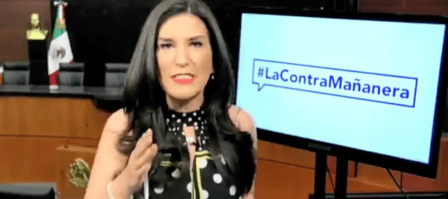 López Obrador está “encuerado” y molesto por marcha: Kenia López