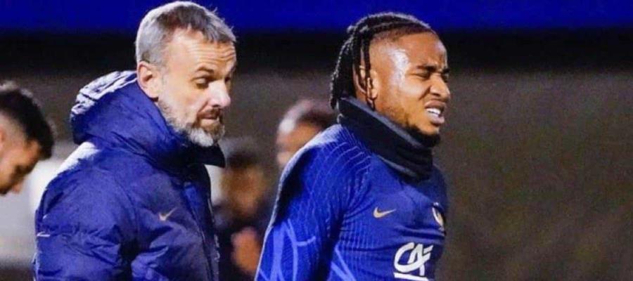 Francia sufre una baja más; Christopher Nkunku se lesiona en entrenamiento y no va a Qatar