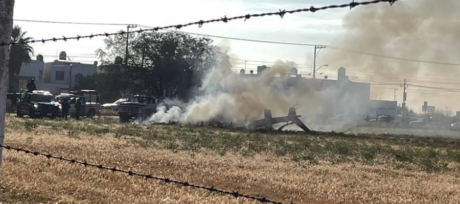 Se desploma helicóptero en Aguascalientes; muere secretario de seguridad y 4 más
