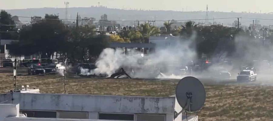 Muere secretario de Seguridad de Aguascalientes tras desplome de helicóptero