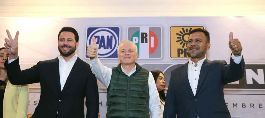 Resurge alianza ‘Va por México’ y confirman que van juntos en Edomex