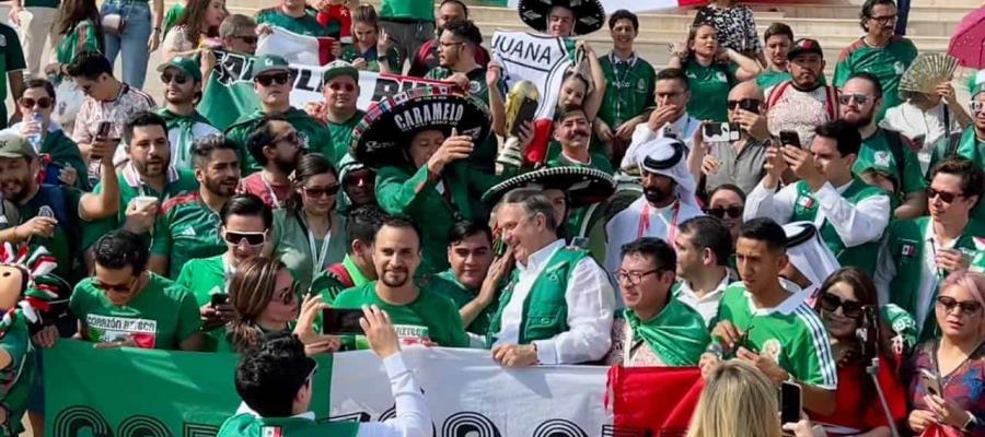 Llama Ebrard a connacionales a respetar las leyes en Qatar