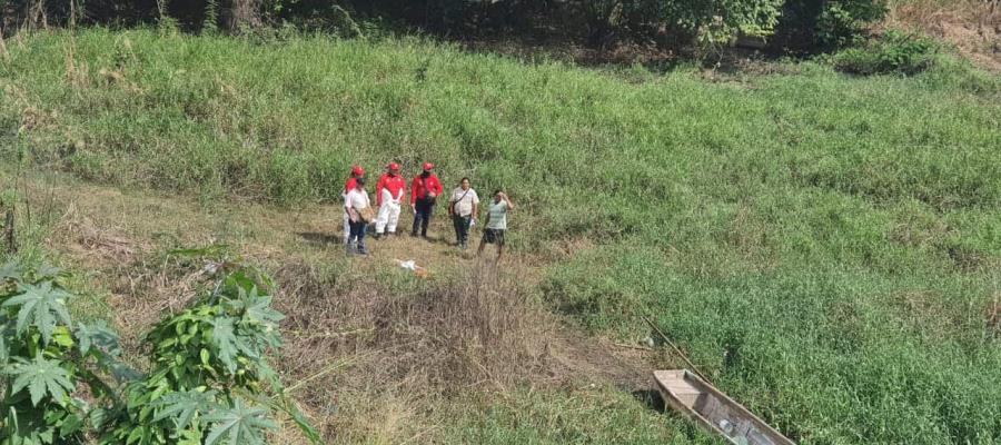 Hallan cuerpo en laguna de Villa Parrilla; permanece en calidad de desconocido 