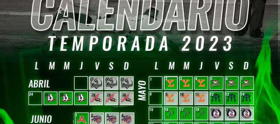 Olmecas da a conocer calendario para temporada 2023; inician visitando a Oaxaca