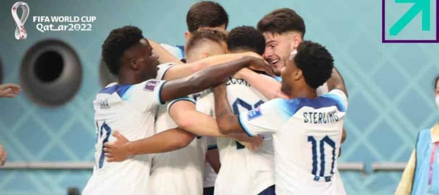 Inglaterra aplasta 6-2 a Irán, que protesta contra la represión en su país