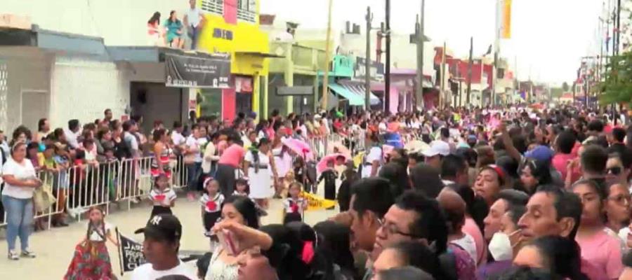 Lluvias frenan desfiles en Tabasco; 10 municipios los suspenden