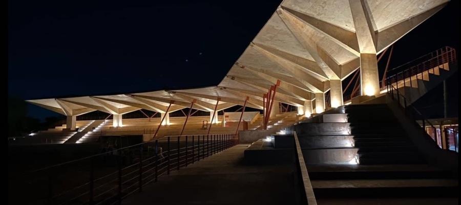 Hacen pruebas a estadio de béisbol de Jalpa, presume Román Meyer