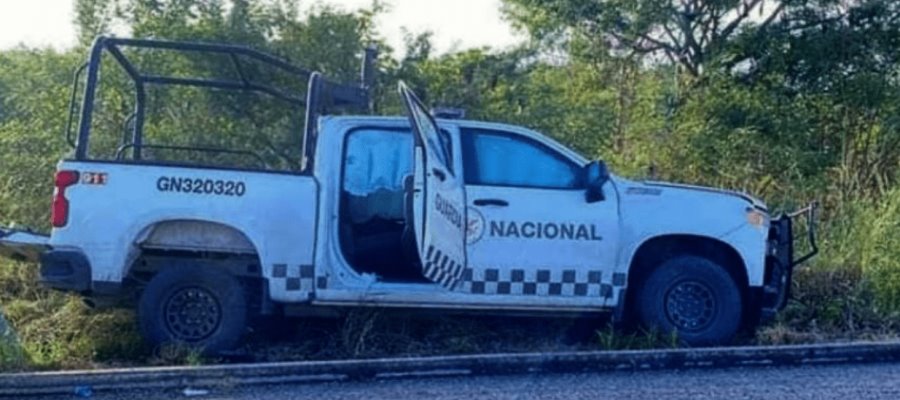 Mueren 2 en choque entre patrulla de Guardia Nacional y auto en Chiapas