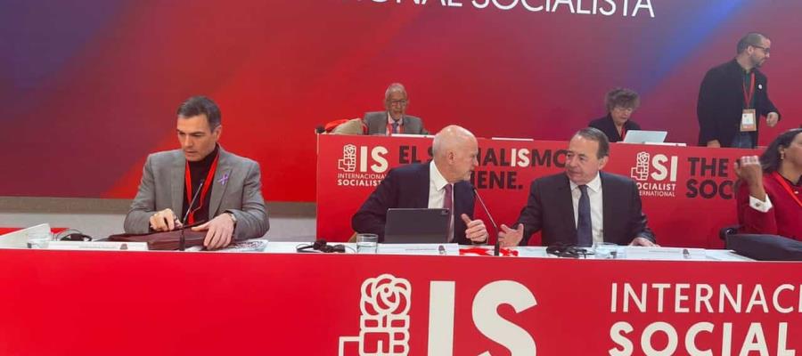 Eligen a “Alito” Moreno como vicepresidente de la Internacional Socialista