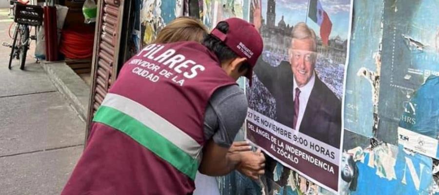 Acusan trabajadores de la 4T en CDMX presiones para ir a marcha de AMLO 