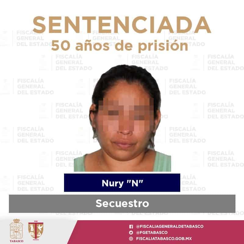 Después de 6 años, sentencian a mujer a 50 años de prisión por secuestro en Cárdenas Después de 6 años, sentencian a mujer a 50 años de prisión por secuestro en Cárdenas