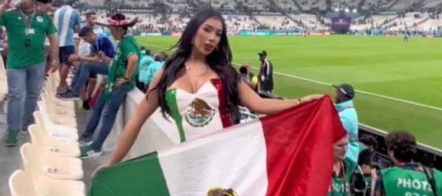 Jenny Martínez, la aficionada mexicana que ha robado suspiros en Qatar Jenny Martínez, la aficionada mexicana que ha robado suspiros en Qatar