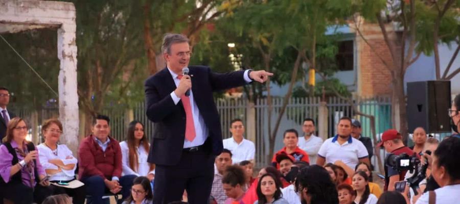 Urge Ebrard a Morena organizar debates entre presidenciables rumbo a 2024