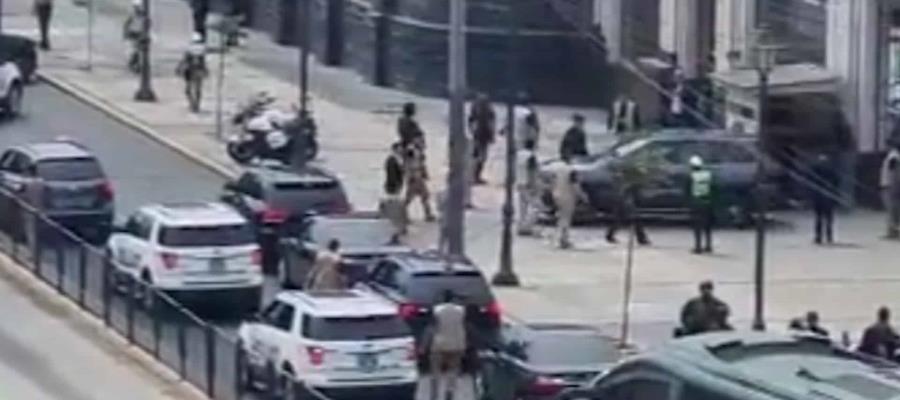 [Video] En calidad de detenido, ingresan a Pedro Castillo a la Prefectura de Lima