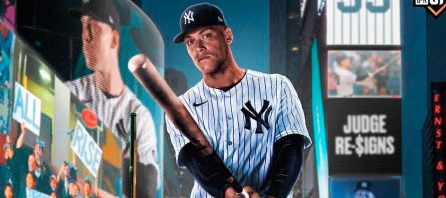 Aaron Judge acuerda contrato multimillonario con Yankees por 9 años