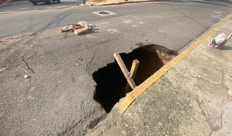 Programa de detección y reparación de hundimientos en calles de Villahermosa, anuncia SAS