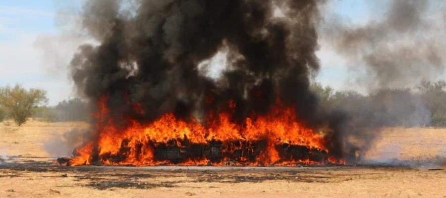 En Sonora destruyen 3 toneladas de droga y 4 millones de pastillas de fentanilo