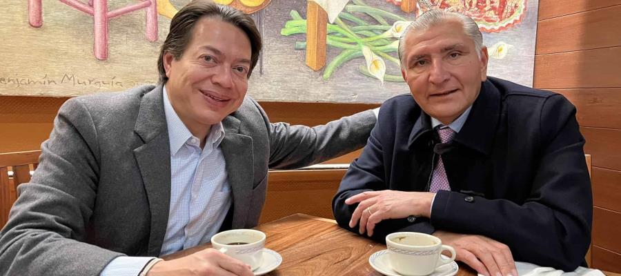 Reforma electoral saldrá adelante: Mario Delgado tras reunión con Adán Augusto