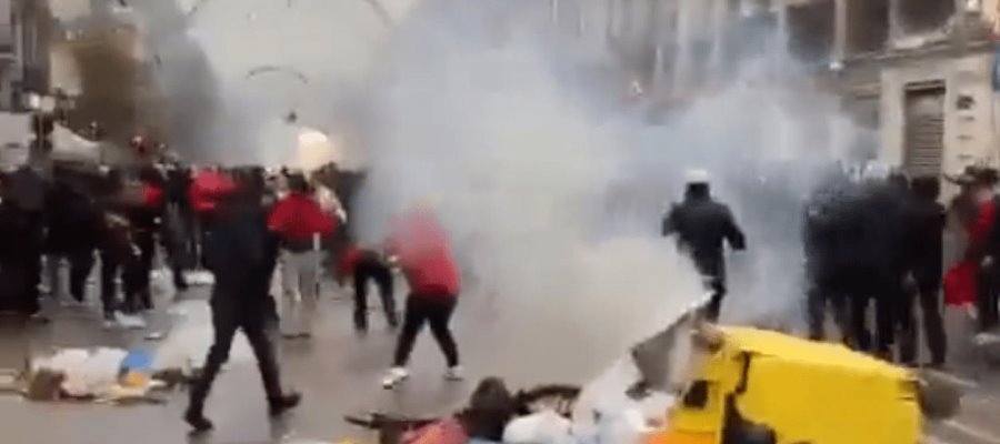 Victoria de Marruecos ante Portugal, causa disturbios en Bruselas; hay varios detenidos