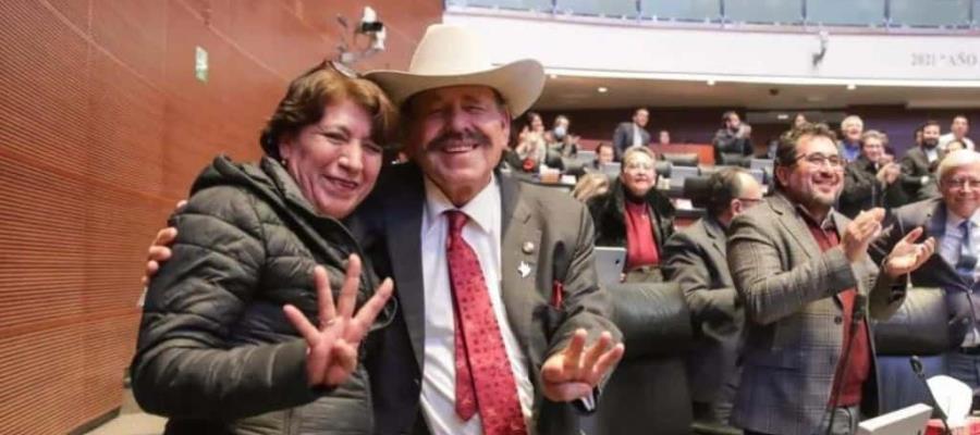 Senado otorga licencia a Delfina Gómez y Armando Guadiana para ir por gubernaturas