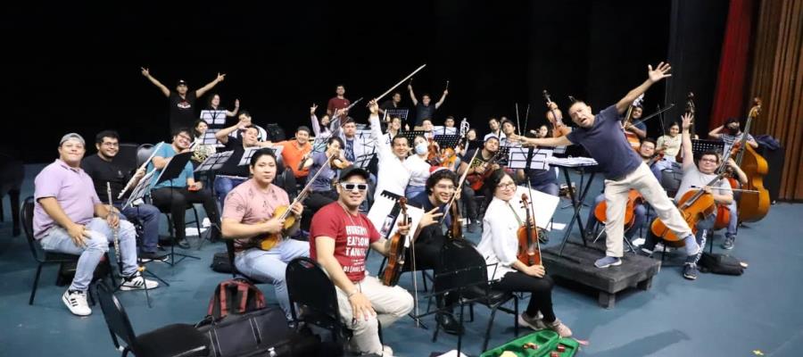 Orquesta Filarmónica de Tabasco: con pasión y talento preparan ‘Sinfonía Navideña’