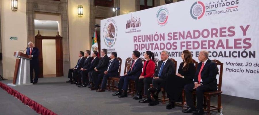 ¡Cierran filas! Legisladores secundan a AMLO en apoyar a corcholata que gane encuesta