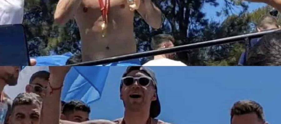 Dibu Martínez sigue burlándose de Mbáppe; ahora se le ve con un muñeco con la cara del francés Dibu Martínez sigue burlándose de Mbáppe; ahora se le ve con un muñeco con la cara del francés
