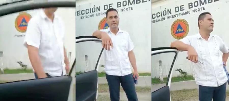 Evidencian a taxista por querer negar servicio a usuario del Country a Tamulté