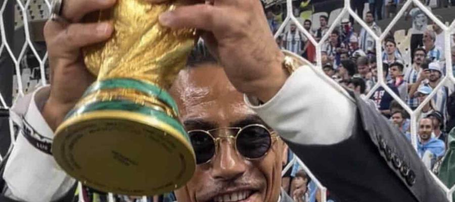 Chef Salt Bae investigado por FIFA por celebrar junto a jugadores argentinos