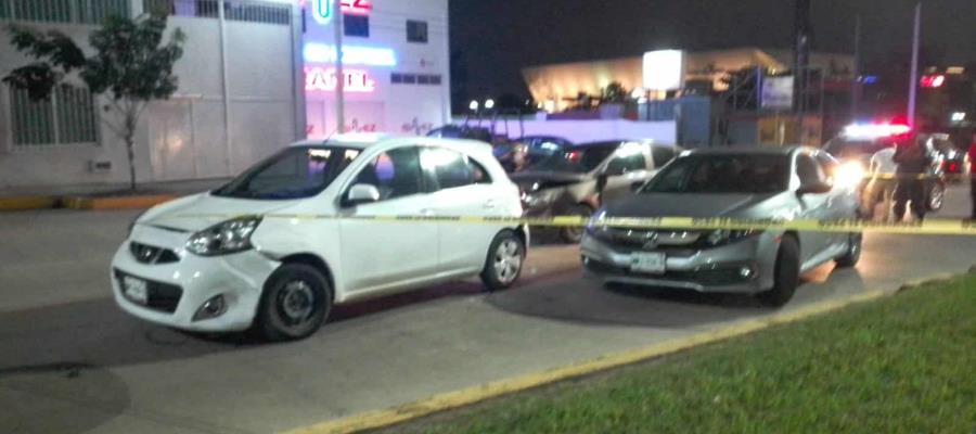 Automovilista fallece de infarto tras carambola en periférico de Villahermosa