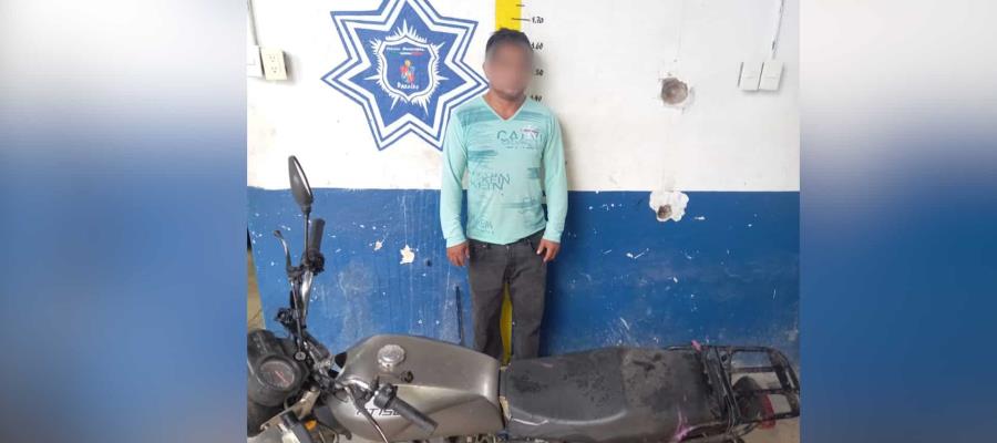 Cae roba motos en Paraíso