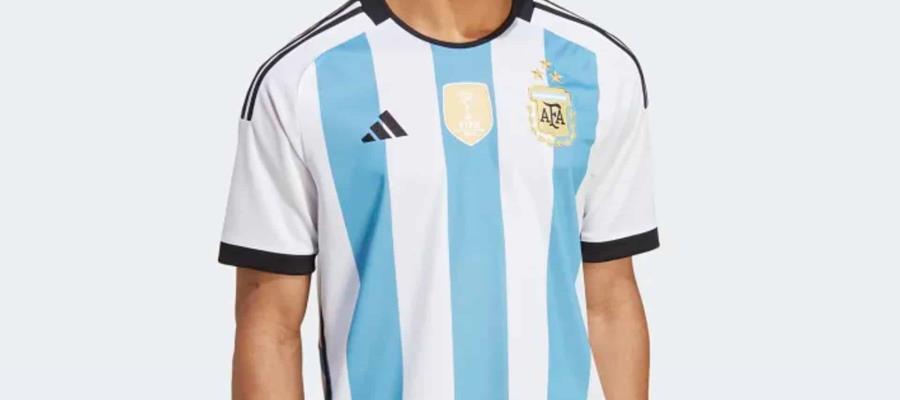 Se agotan jerseys de la Selección de Argentina con tres estrellas