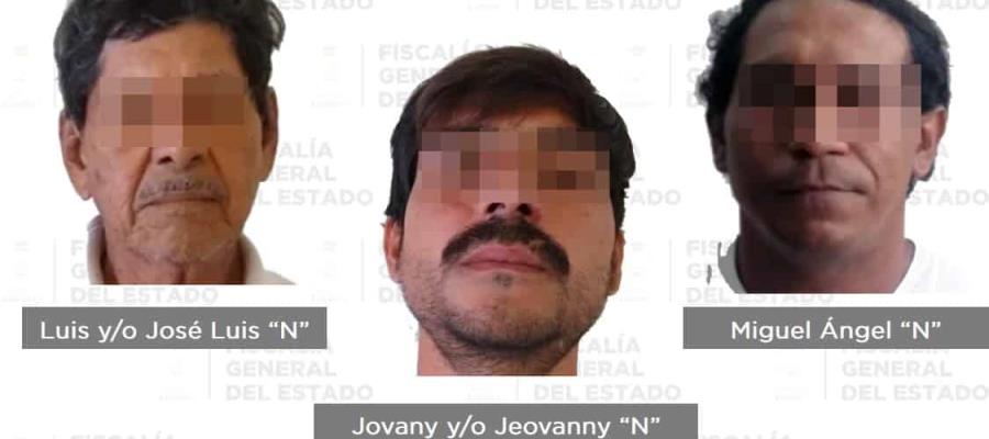 Detiene FGE a siete personas por robo, abigeato y pederastia