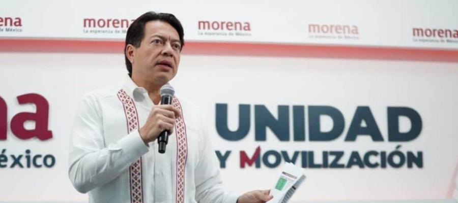 Mario Delgado pide “cambiar” espectaculares a favor de Sheinbaum pagados por diputados 