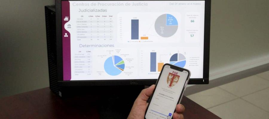 Mediante aplicación, FGE evaluará actuar de fiscales del MP