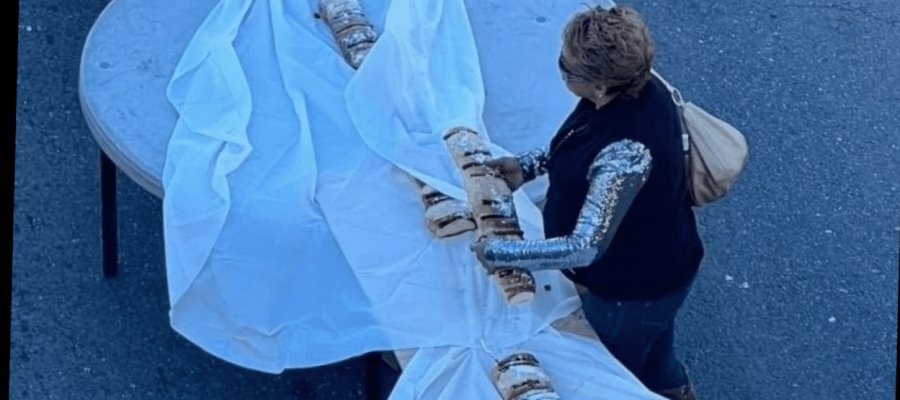 Mujer roba pedazo de rosca de Reyes que competía por récord Guinness en Mexicali