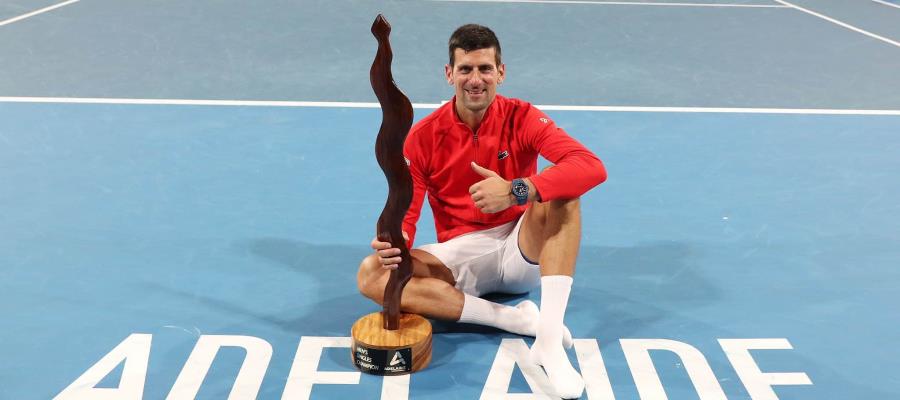 Con 3 horas de juego, Novak Djokovic gana su primer título del año