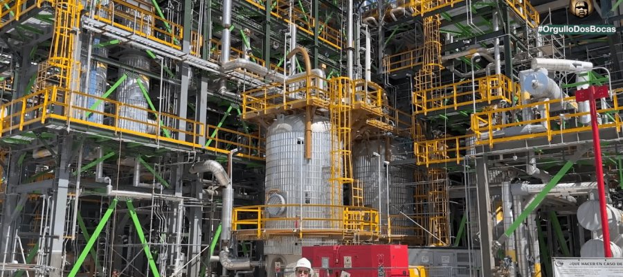 Visita de gobernador de Tamaulipas fue para ver la refinería Olmeca: Merino