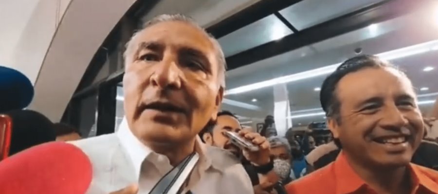 Visita a Veracruz no es asunto de campaña, no son tiempos, dice Adán Augusto