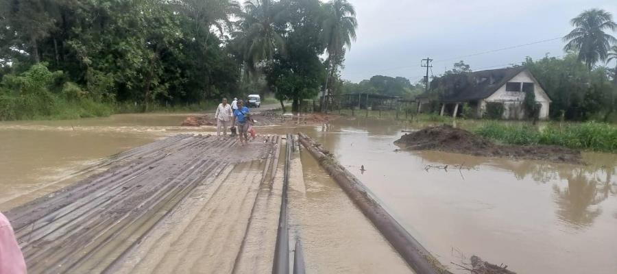 Deja Frente Frío 22 afectaciones en zonas bajas de Pichucalco