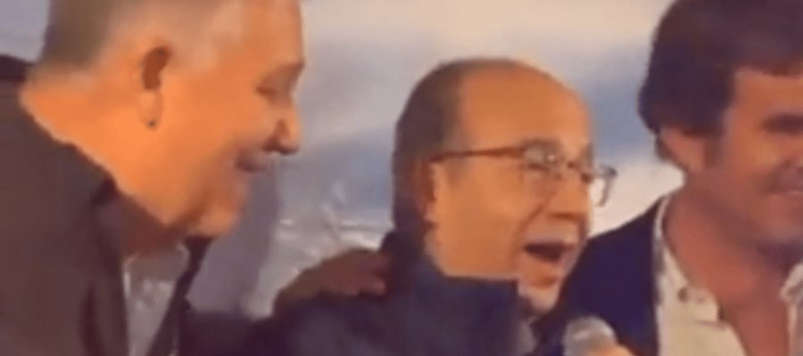 Exhiben a Calderón echándose un “palomazo” en España, previo al juicio de García Luna