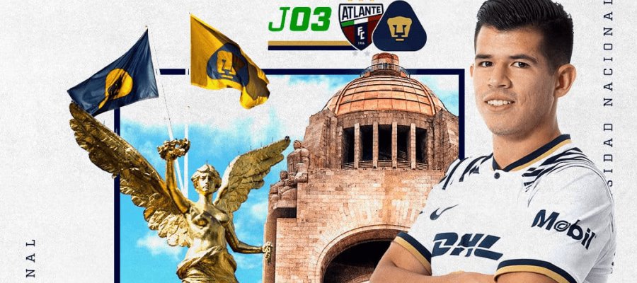 Pumas Tabasco enfrenta al Atlante en la jornada 3 de Liga de Expansión