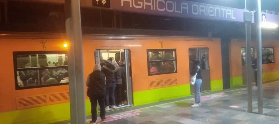 ¡Una más! Por falla, desalojan estación Agrícola Oriental del Metro de la CDMX