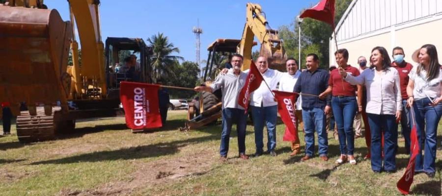 Dan banderazo en Centro a construcción y mantenimiento de jagüeyes, terraplenes y drenes