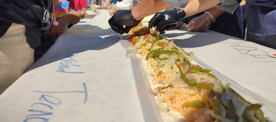 Rompe Cuernavaca Récord Guinness del taco acorazado más grande del mundo Rompe Cuernavaca Récord Guinness del taco acorazado más grande del mundo