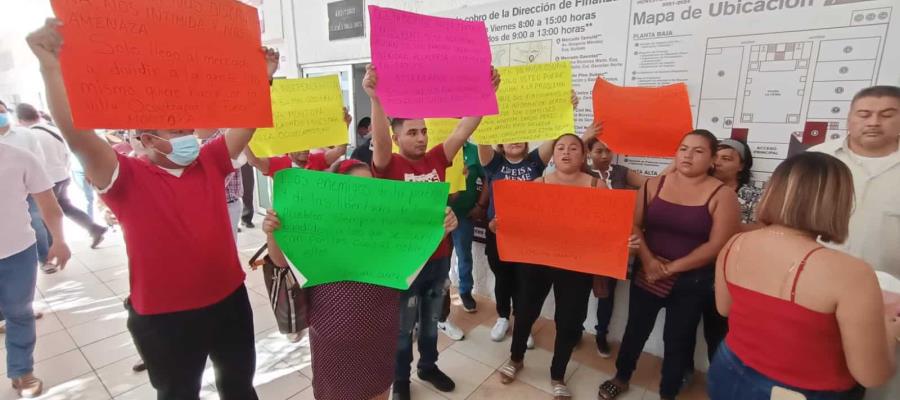 Por bajas ventas, locatarios de Ocuiltzapotlán piden cierre del mercado y regresar a las calles