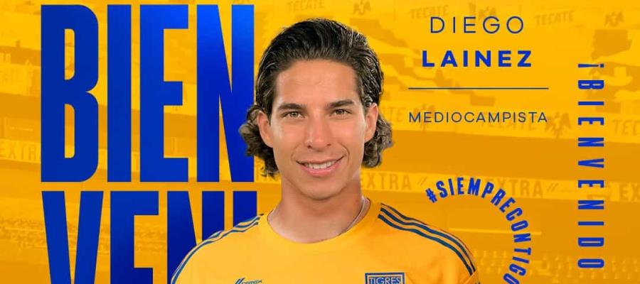 Tigres oficializa llegada del tabasqueño Diego Lainez