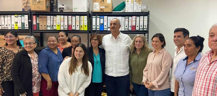 En visita a Semovi y SOTOP, pide gobernador Merino a burócratas redoblar esfuerzos