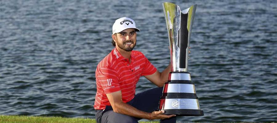 El golfista mexicano Abraham Ancer se corona campeón del Saudí Internacional El golfista mexicano Abraham Ancer se corona campeón del Saudí Internacional