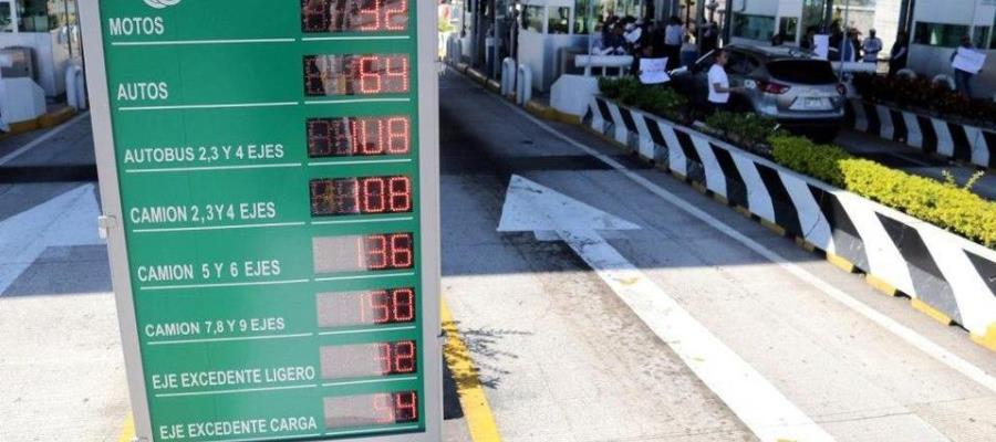 Aumentarán tarifas en casetas de autopistas federales